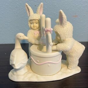 Department 56 Snowbabies Easter Wishing Well